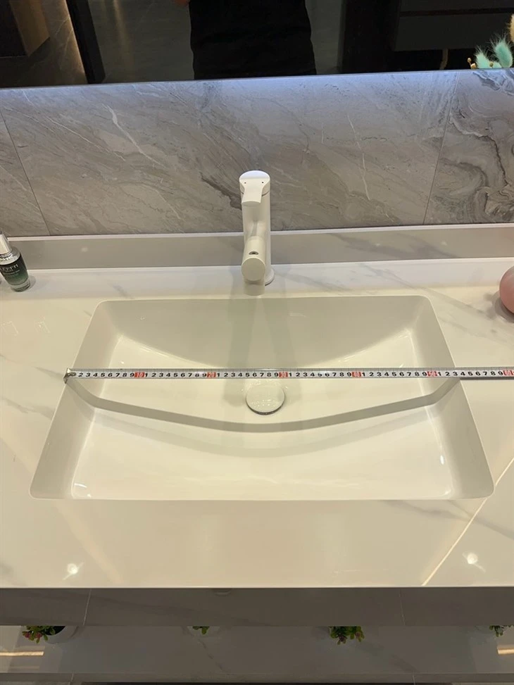 Sintered Stone Slate Bathroom Cabinet